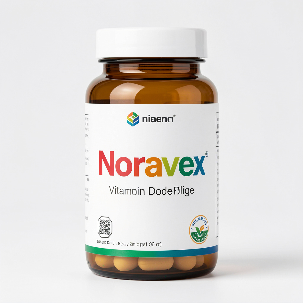 Noravex Natural Complex supplement bottle, 60 capsules